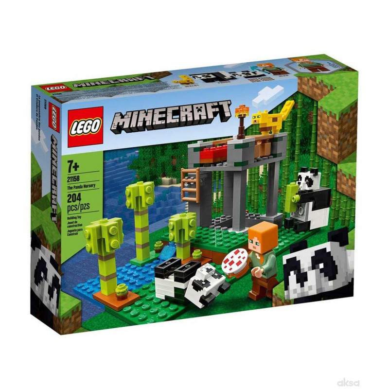 Lego Minecraft the panda nursery | AKSA
