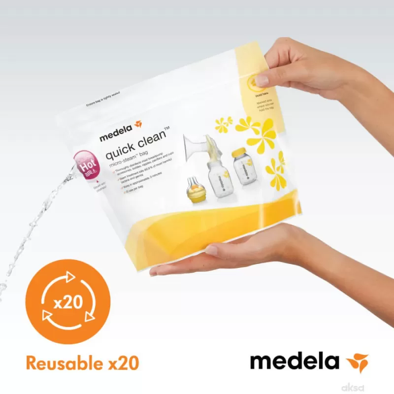 Medela višekratne kese za sterilizaciju 5 kom