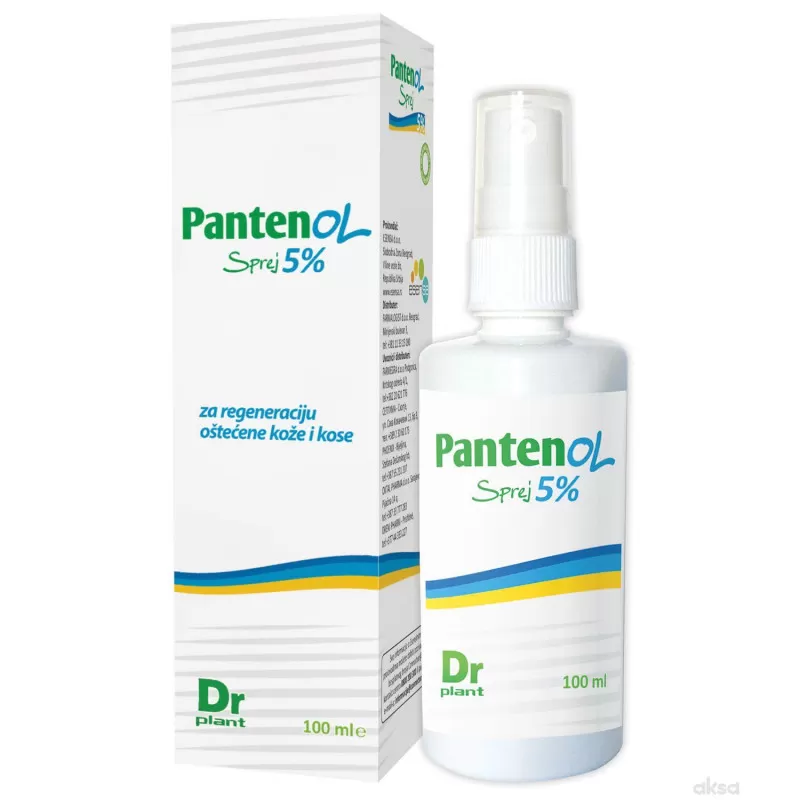Dr Plant Pantenol sprej 5% reg kože i kose,100ml
