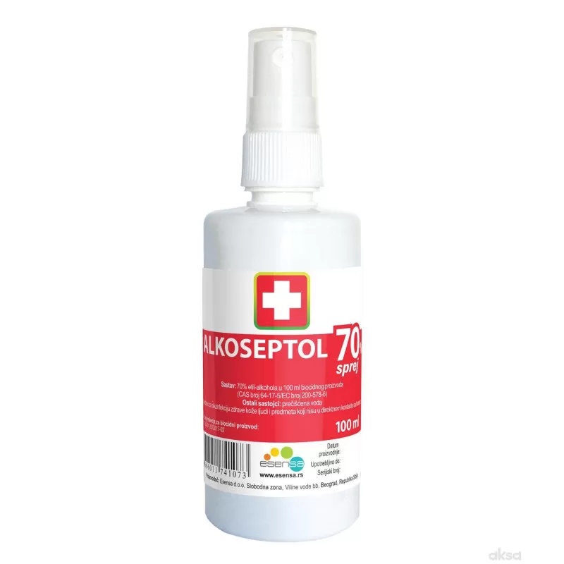 Alkoseptol medicinski alkohol u spreju, 100 ml
