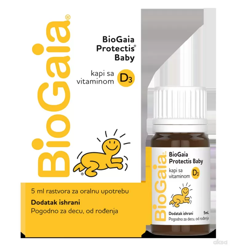 Biogaia protectis + vitamin D3 kapi 5ml