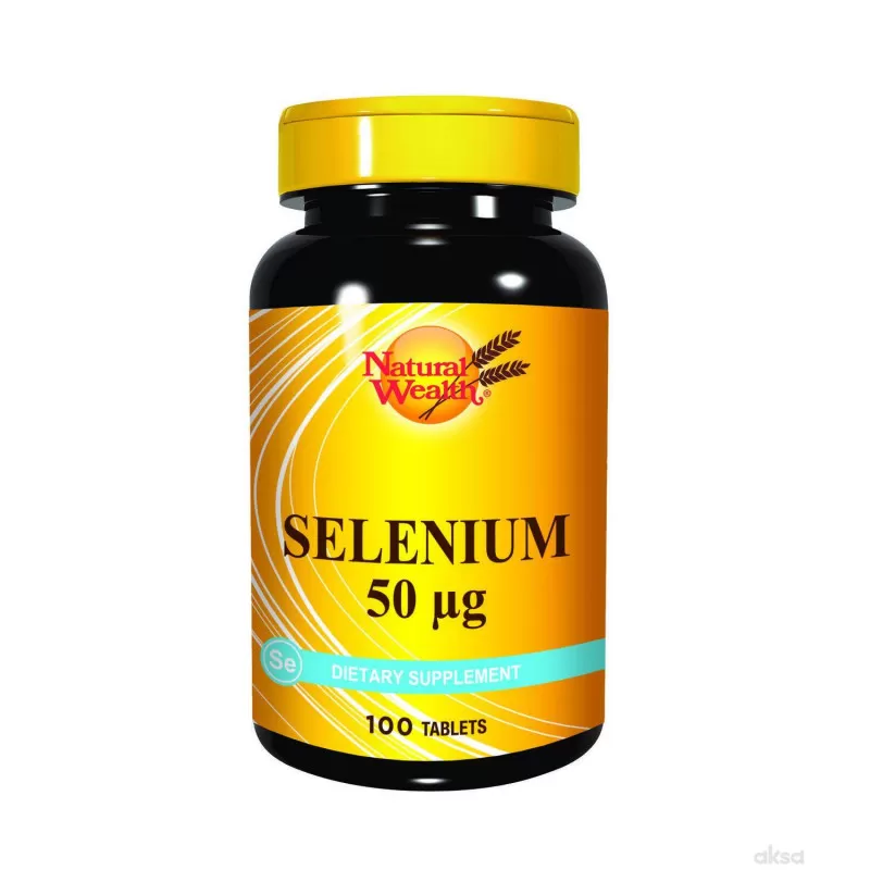 Natural Wealth Selen tablete 100x50mcg