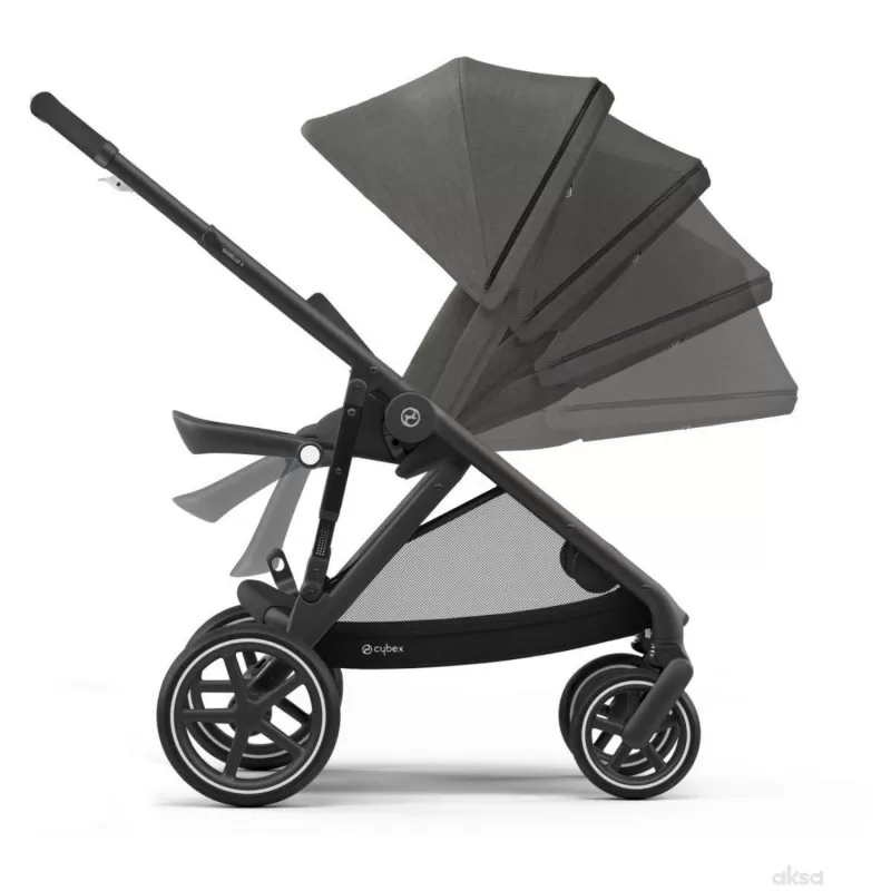Cybex kolica Gazelle, Soho Grey(crni ram)