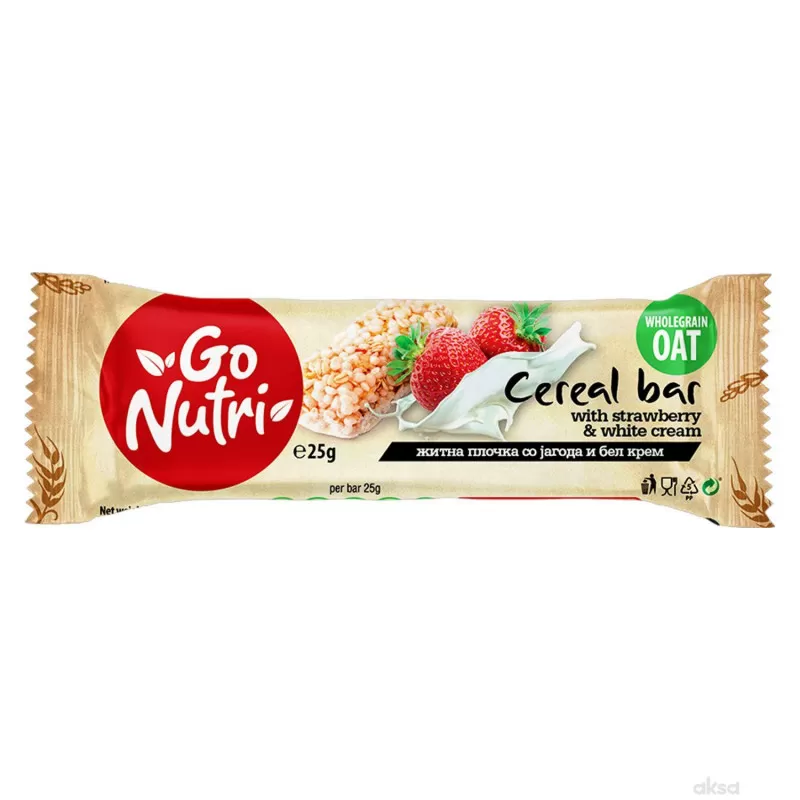Vitalia Go nutri bar jagoda i beli krem 25g