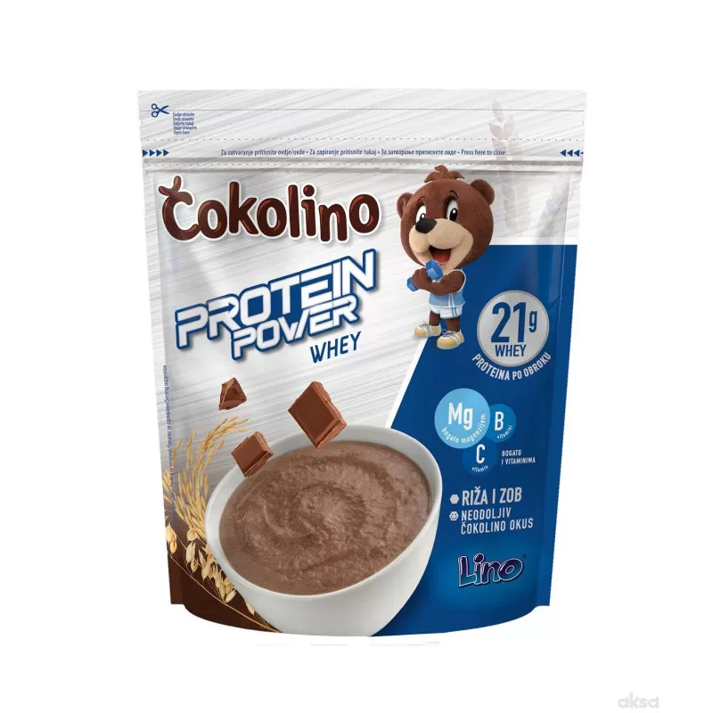 Lino bezmlečna instant kaša čokolino protein 400g