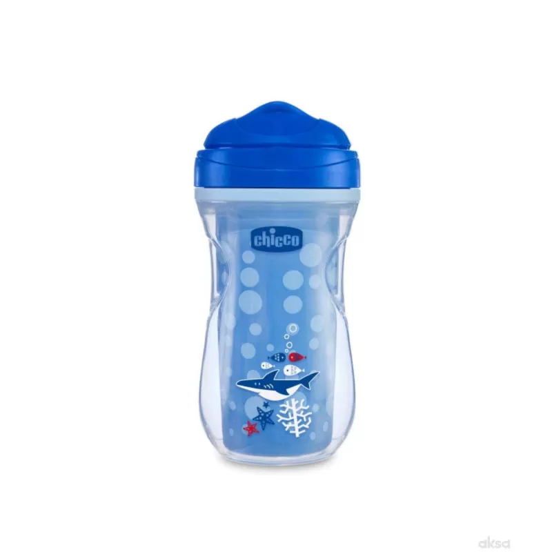Chicco čaša 14m+, active cup, plava