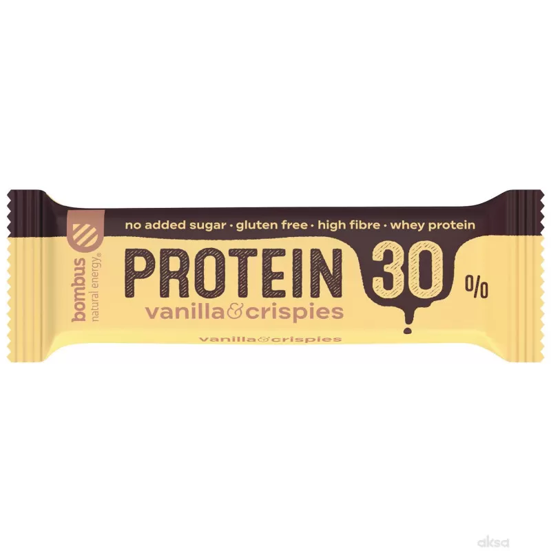 Bombus Protein 30% vanila&crispy 50g