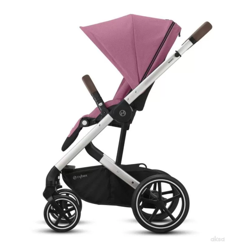 Cybex kolica Balios S Lux, MagnoliaPink(sivi ram)