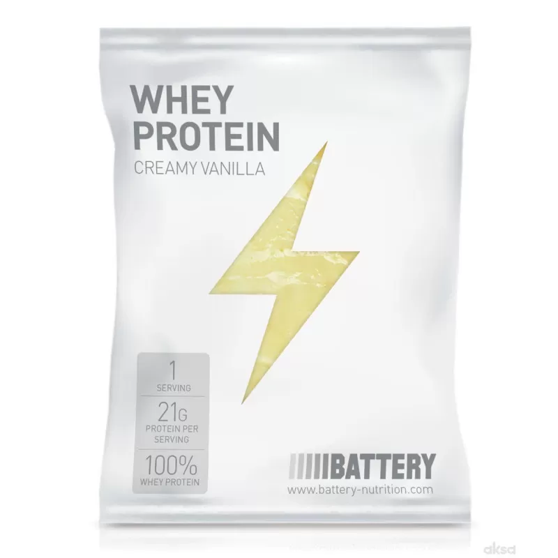 Battery whey protein vanila, 30g