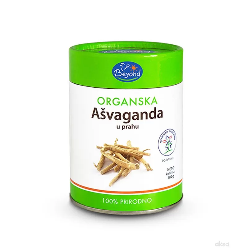 Beyond Ašvaganda u prahu organic 100g