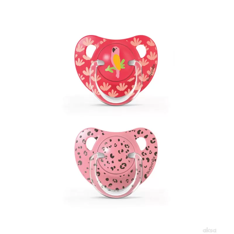 Suavinex varalica jungle, 2 kom, roze, 18m+