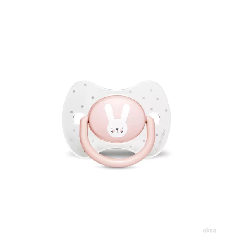 Suavinex varalica fiz. s premium, roze, 0-6m