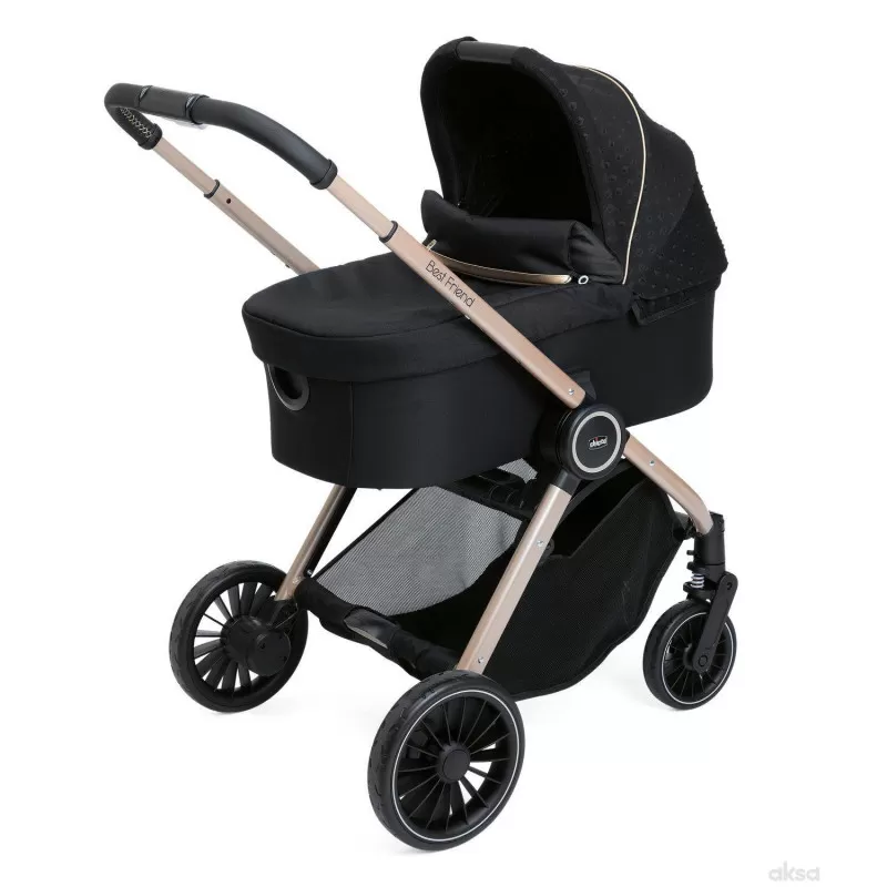 Chicco kolica Best friend Pro 0m+, Black ReLux
