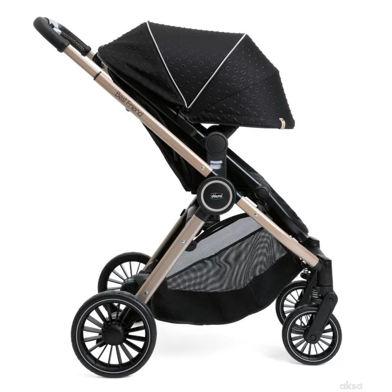Chicco kolica Best friend Pro 0m+, Black ReLux