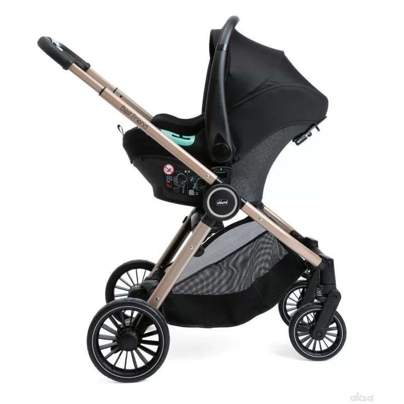 Chicco kolica Best friend Pro 0m+, Black ReLux