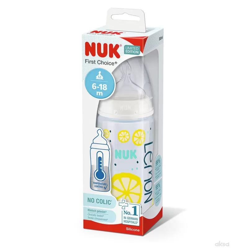 Nuk FC flašica sa tem. Indik fruits, 300ml 6-18M