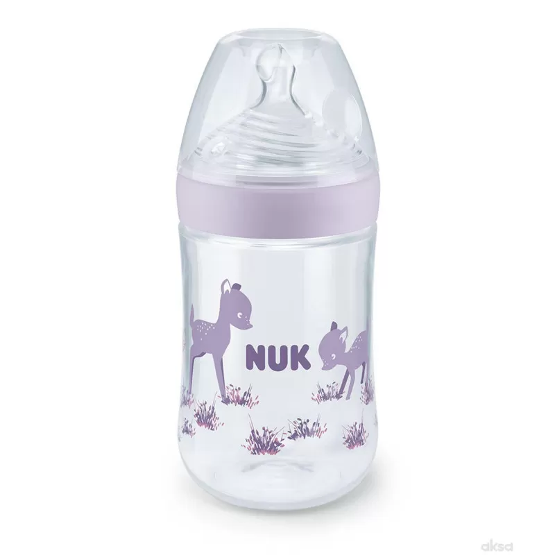 Nuk flašica nature sense sa tem. Indik, 260ml