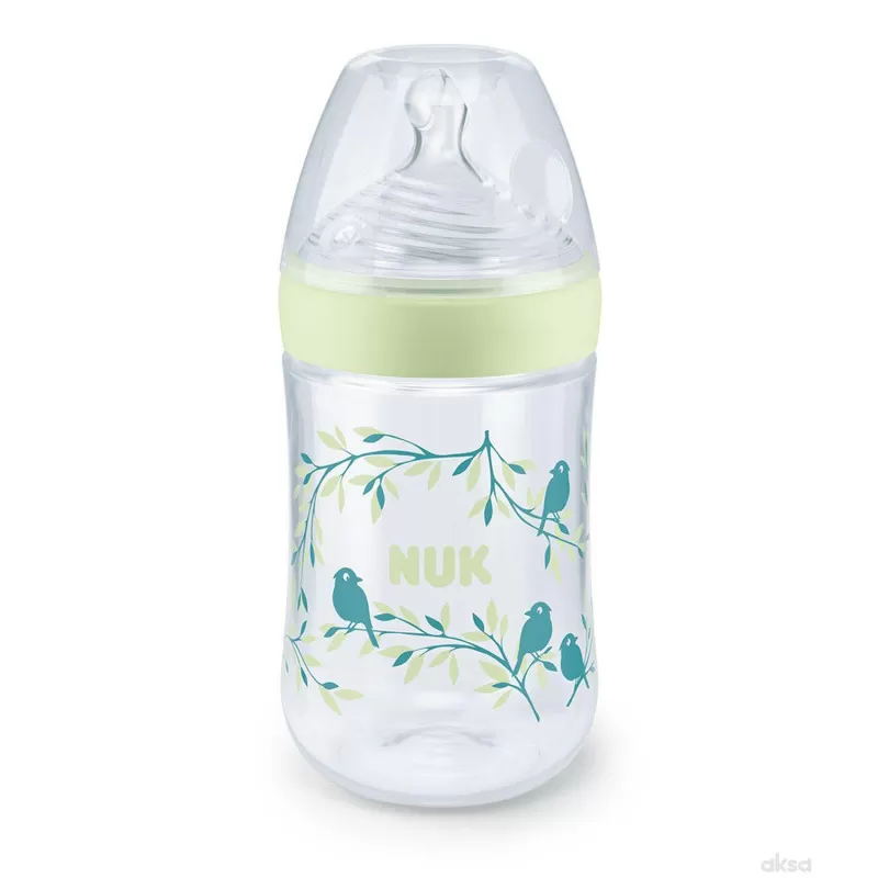 Nuk flašica nature sense sa tem. Indik, 260ml