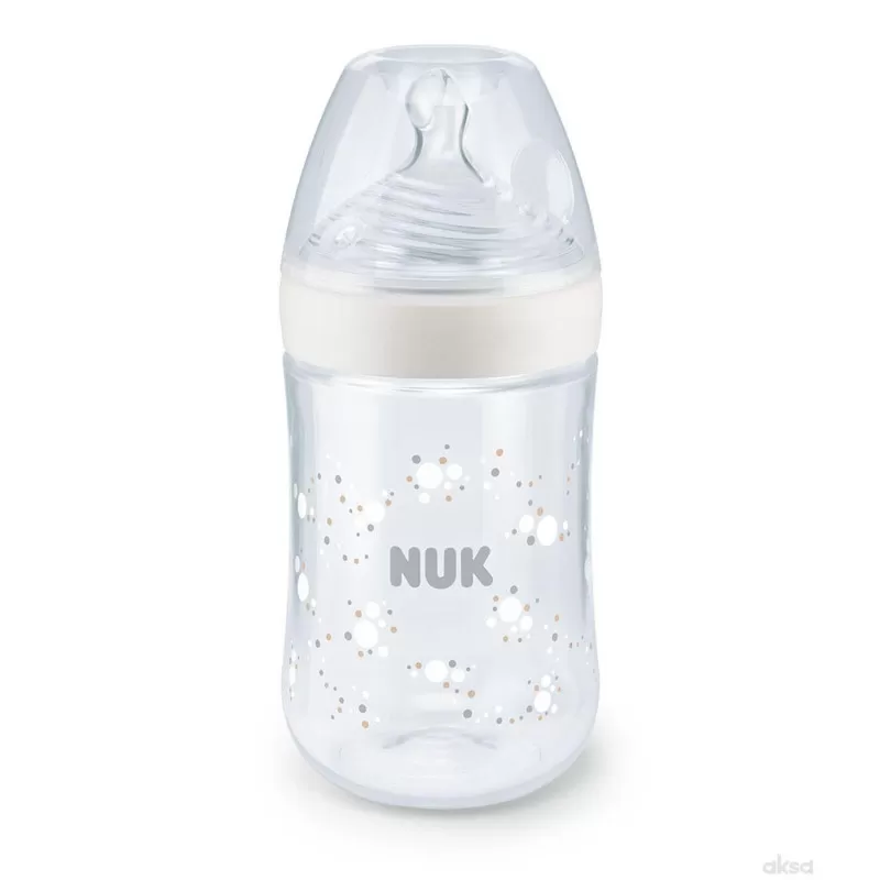 Nuk flašica nature sense sa tem. Indik, 260ml