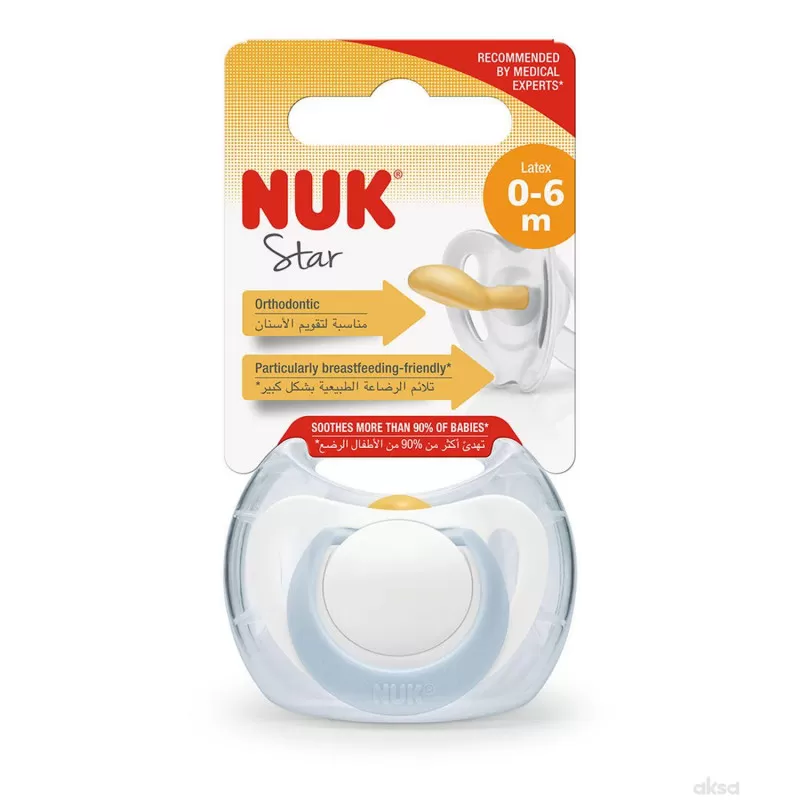 Nuk varalica kaučuk star vel 1