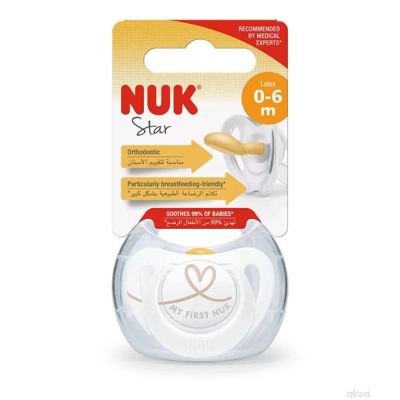 Nuk varalica kaučuk star vel 1
