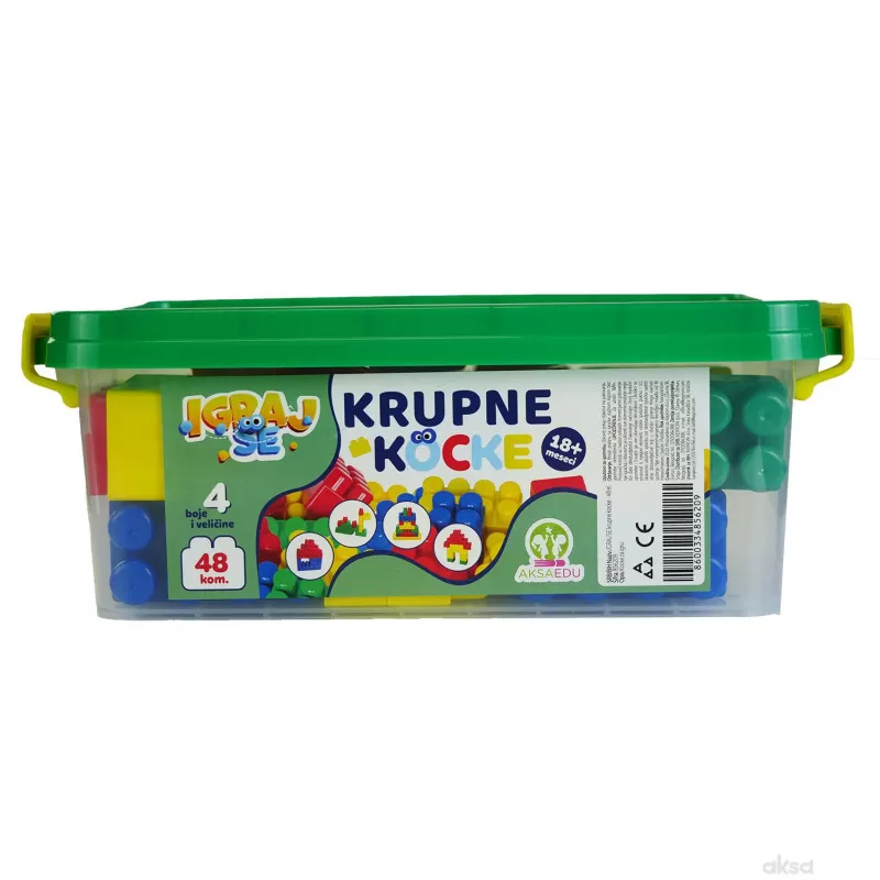 Igraj se krupne kocke - 48 el.