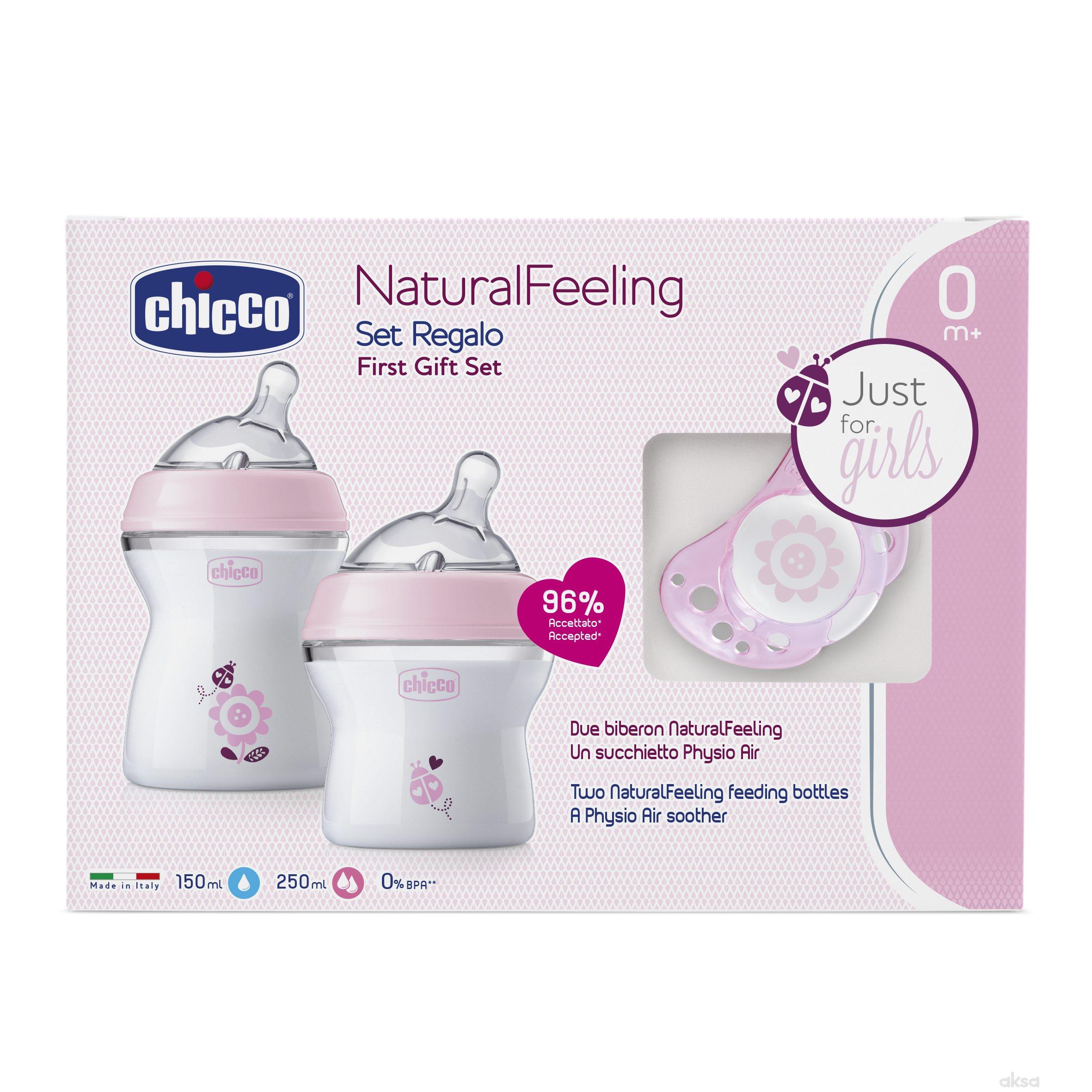 Chicco Poklon Set Naturalfeeling Za Devojcice A009095 Aksa