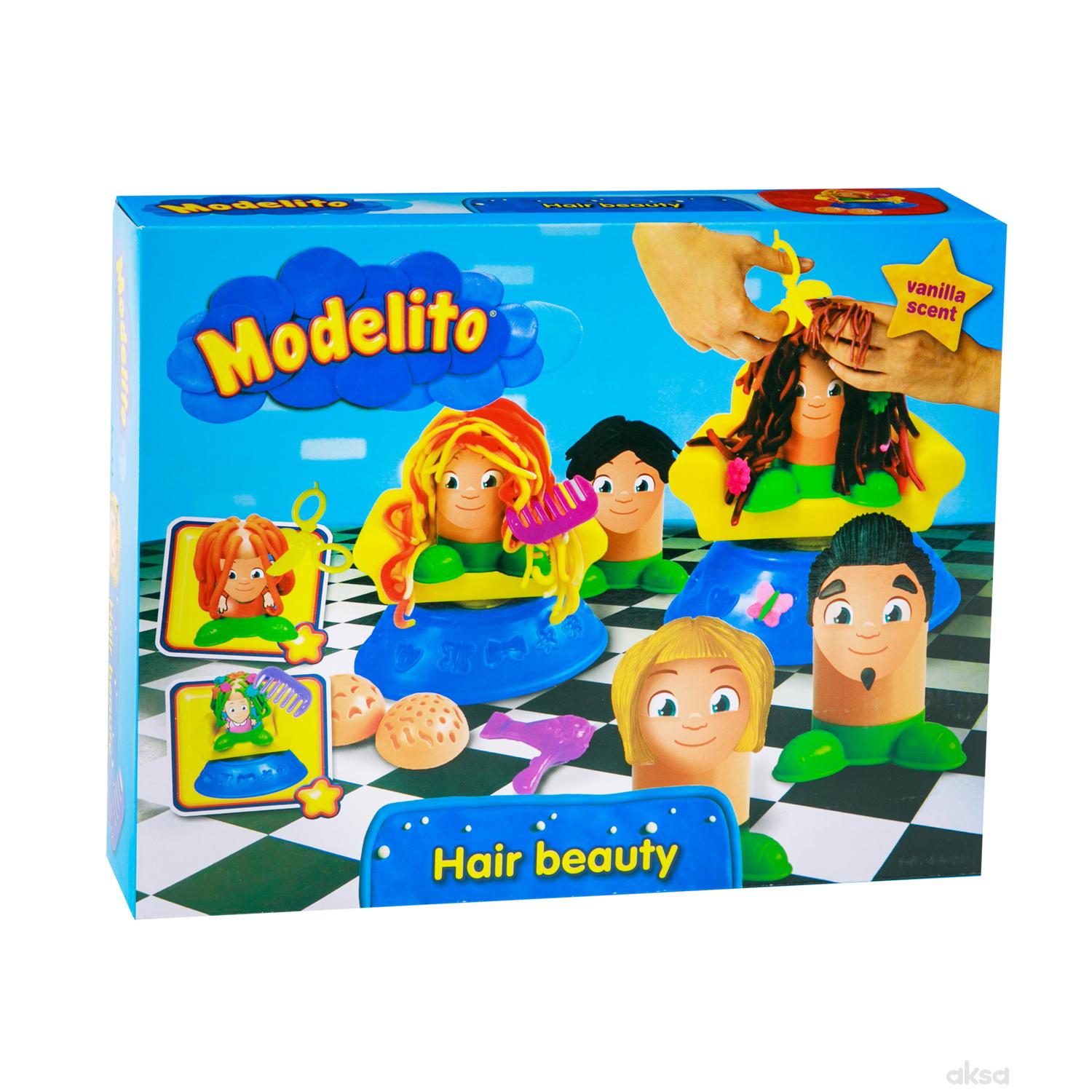 Modelito, plastelin set frizure