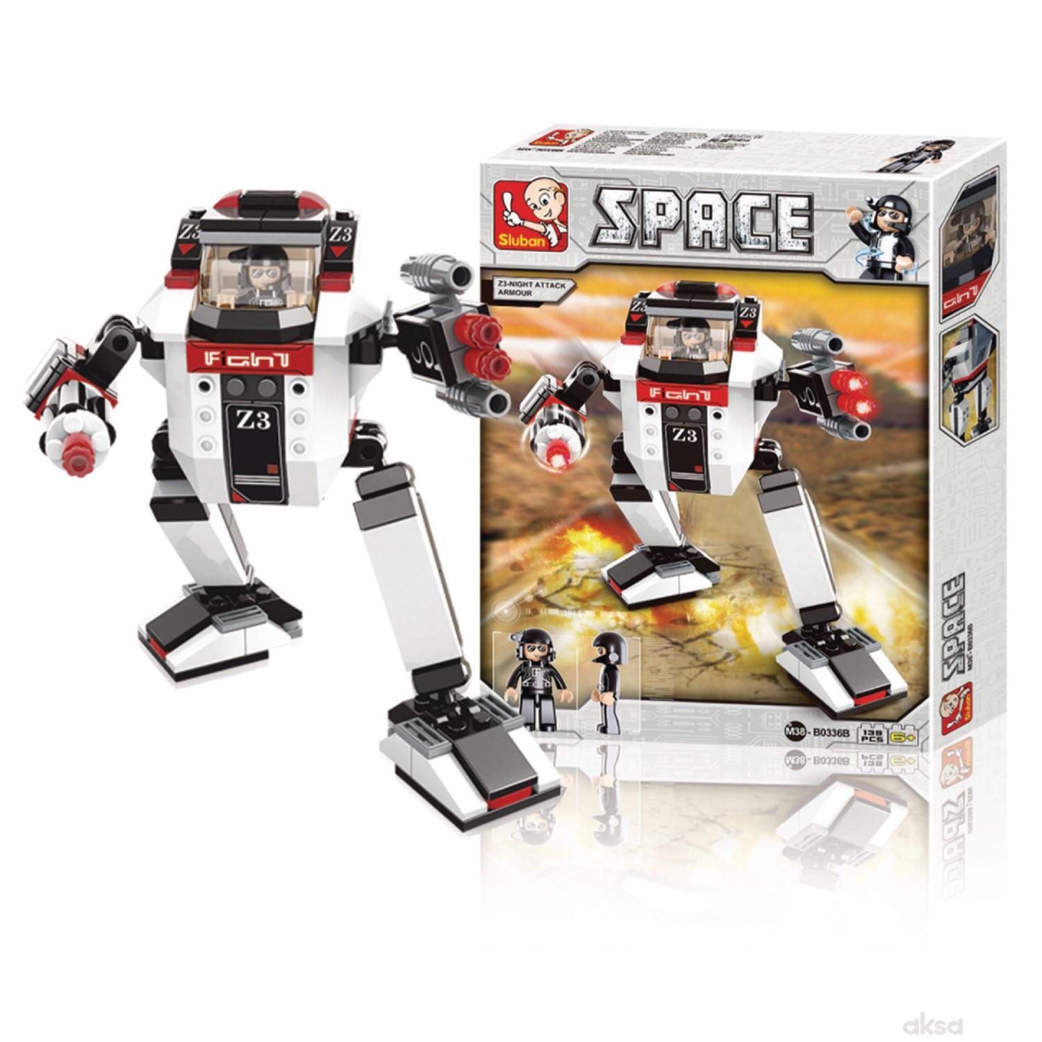 Sluban kocke, 3u1 robot, 313 kom