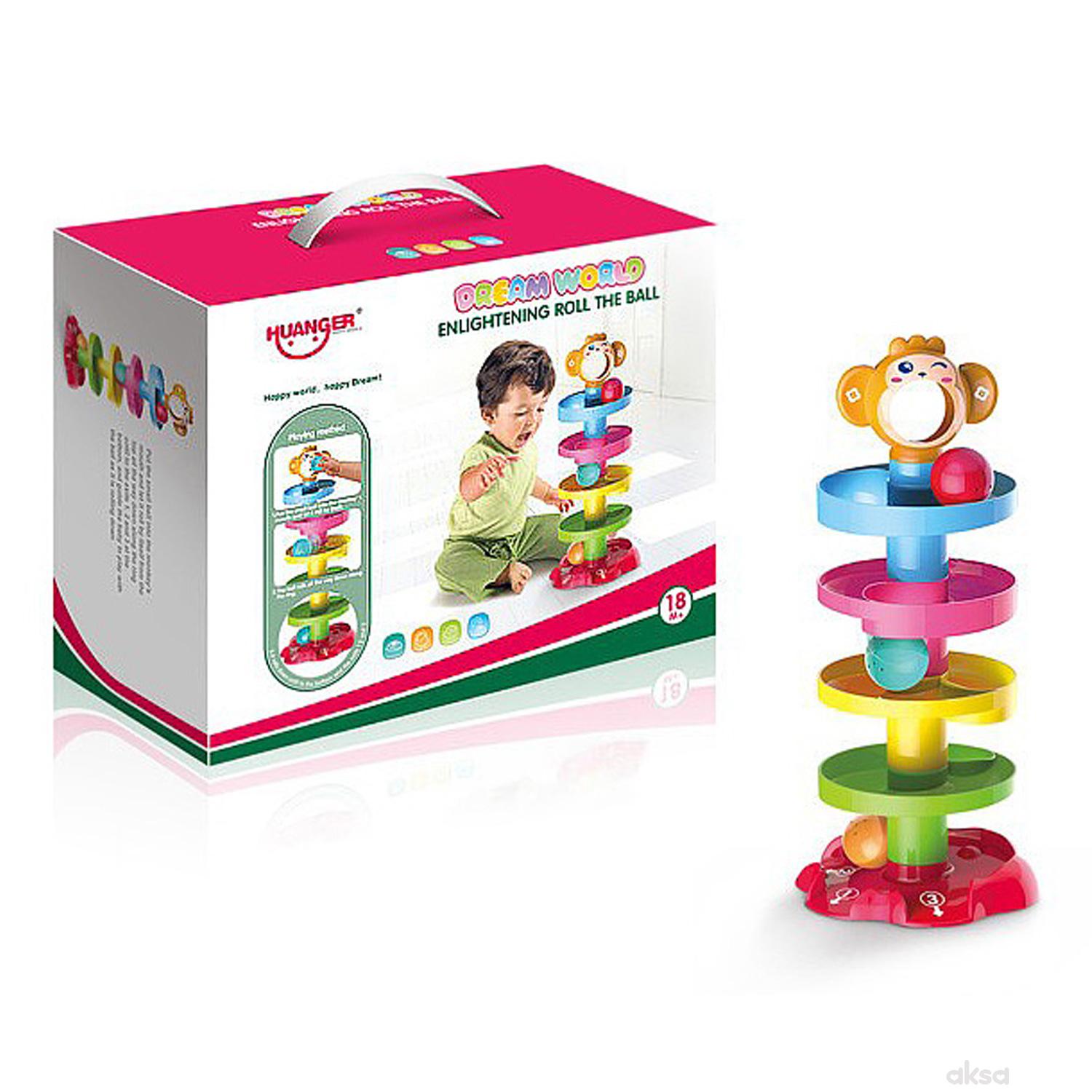 Qunsheng Toys Igracka Tobogan Sa Lopticama A017275 Aksa