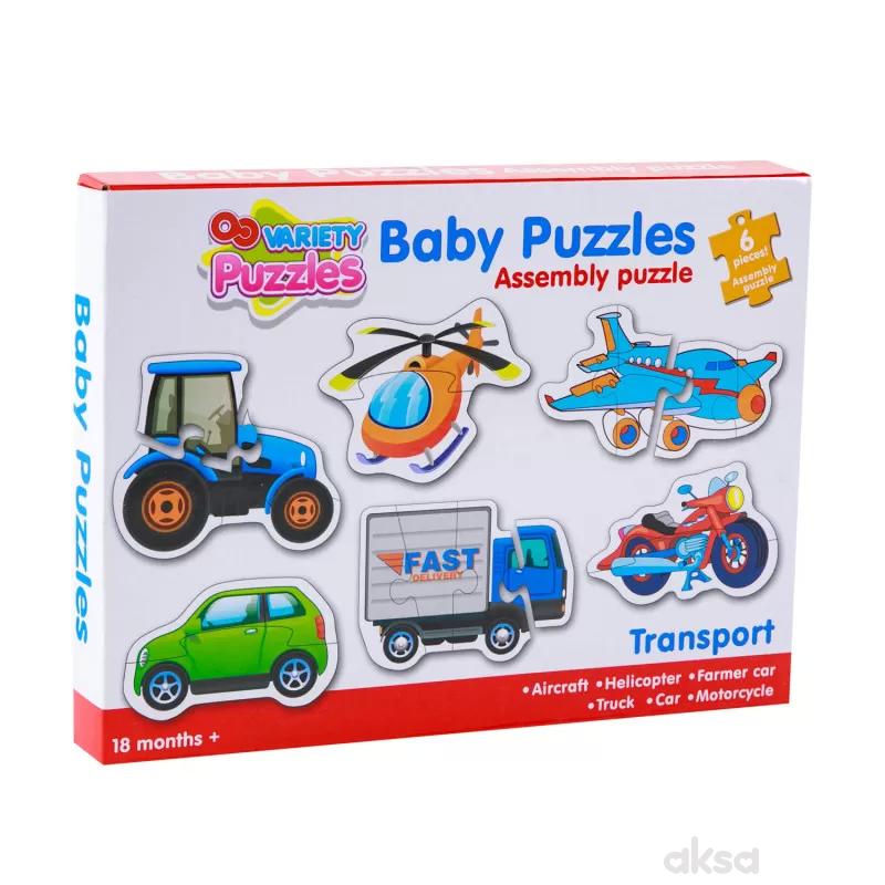 HK Mini baby puzzle prevozna sredstva