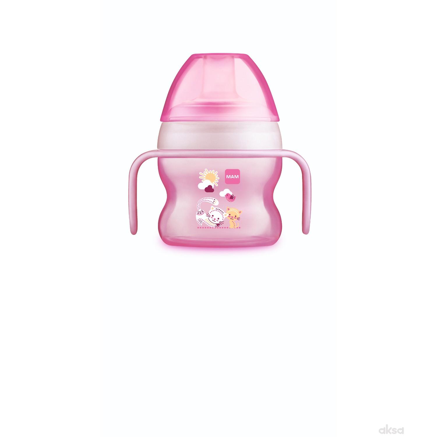 MAM čaša Start 150 ml sa silikonskim piskom, 4m+