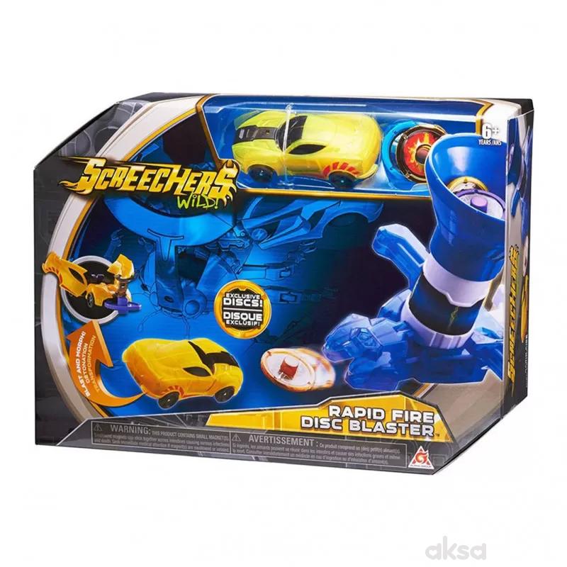 Screechers Rapid Fire Disc Blaster 