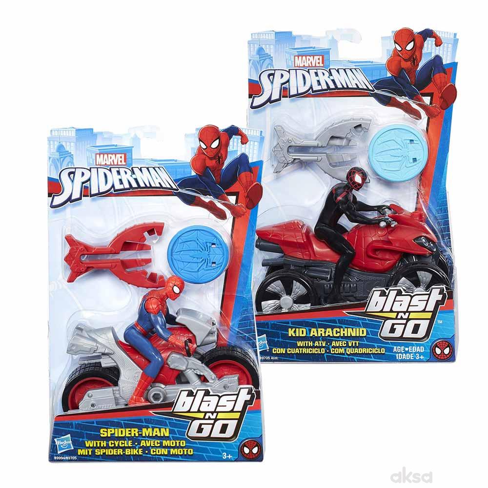 Spiderman na motoru
