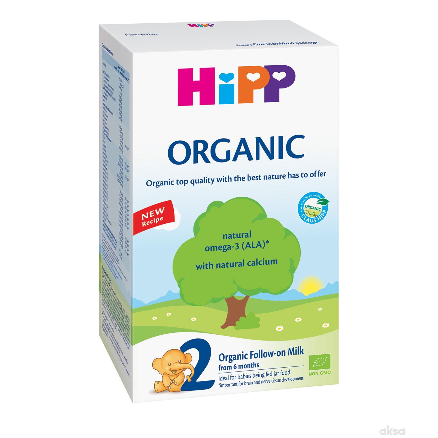 Hipp mleko organic 2 800g