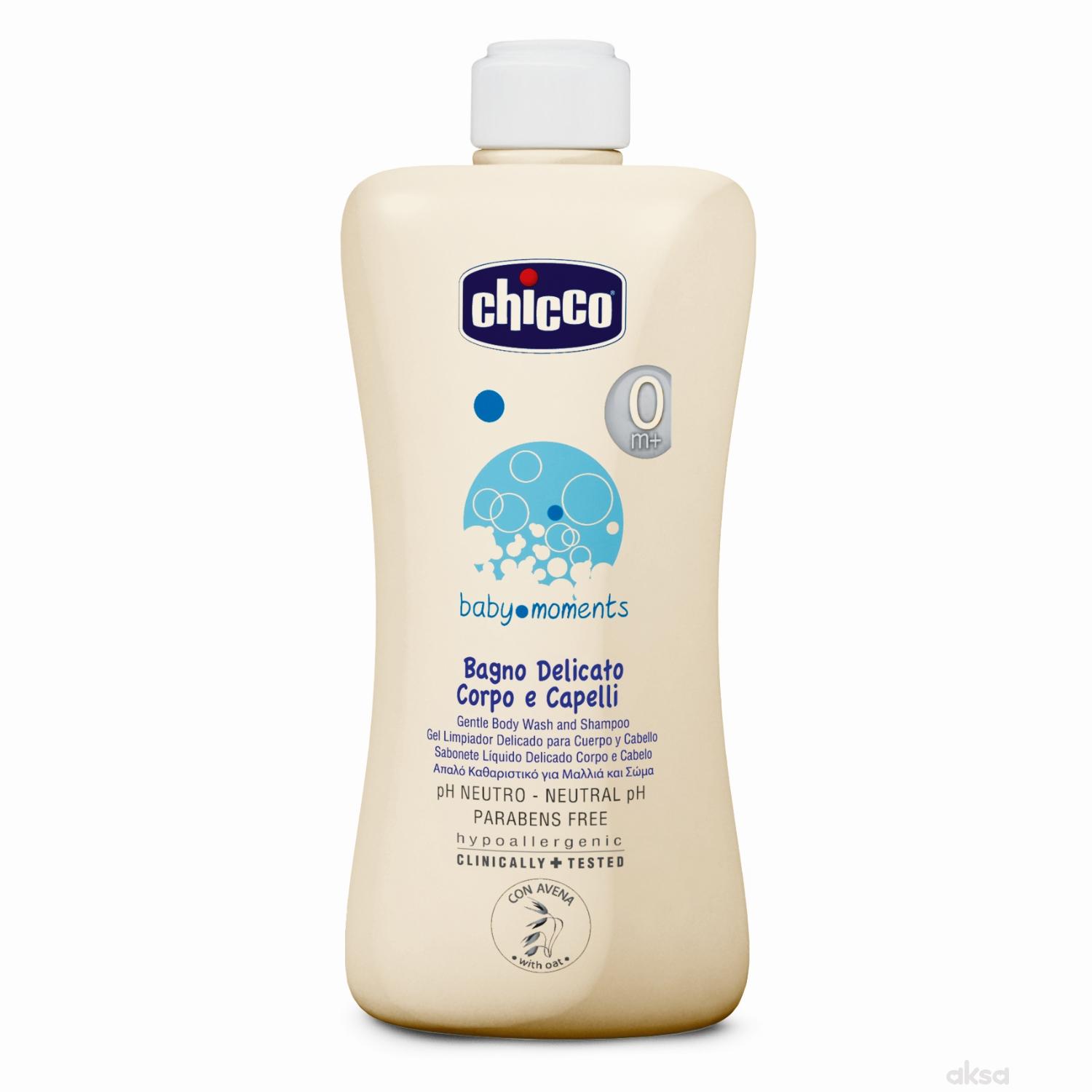Chicoo baby kupka i šampon za prvo kupanje 200ml