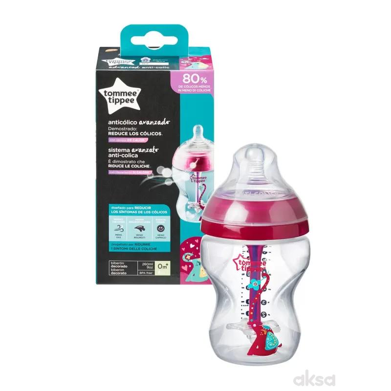 Tommee Tippee flašica Advance 260ml devojčica