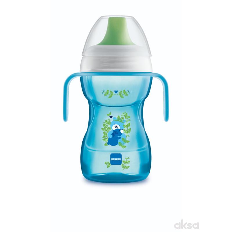 MAM no spill čaša sa tvrdim piskom Learn to drink, 270ml, 8m+ 