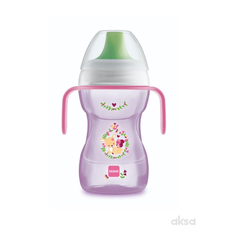MAM no spill čaša sa tvrdim piskom Learn to drink, 270ml, 8m+ 
