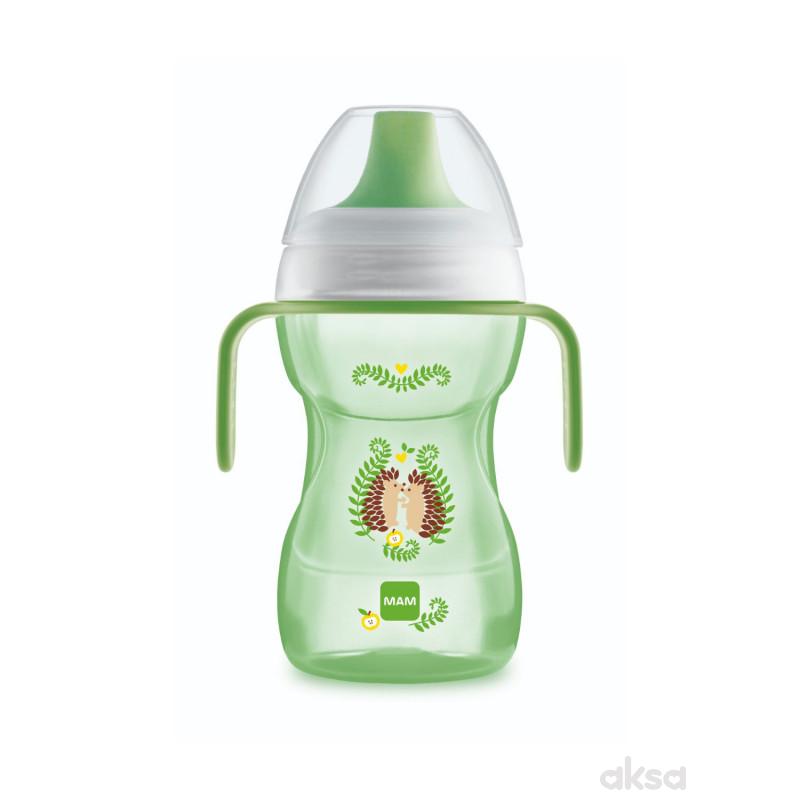 MAM no spill čaša sa tvrdim piskom Learn to drink, 270ml, 8m+ 