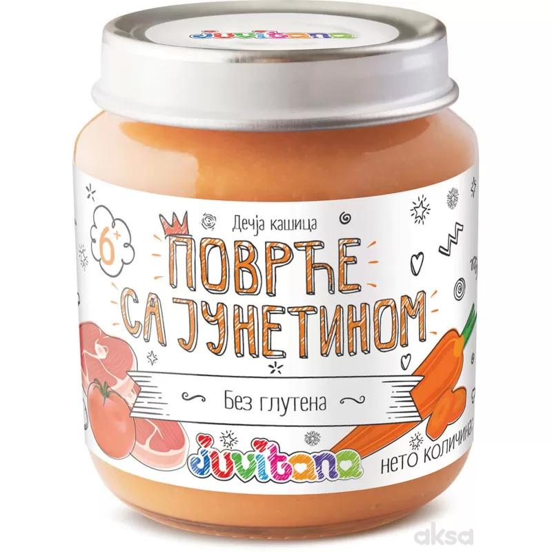 Juvitana kašica povrće sa junetinom 128g