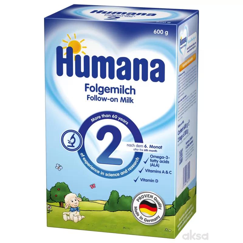 Humana mleko 2 PB 600 gr, 