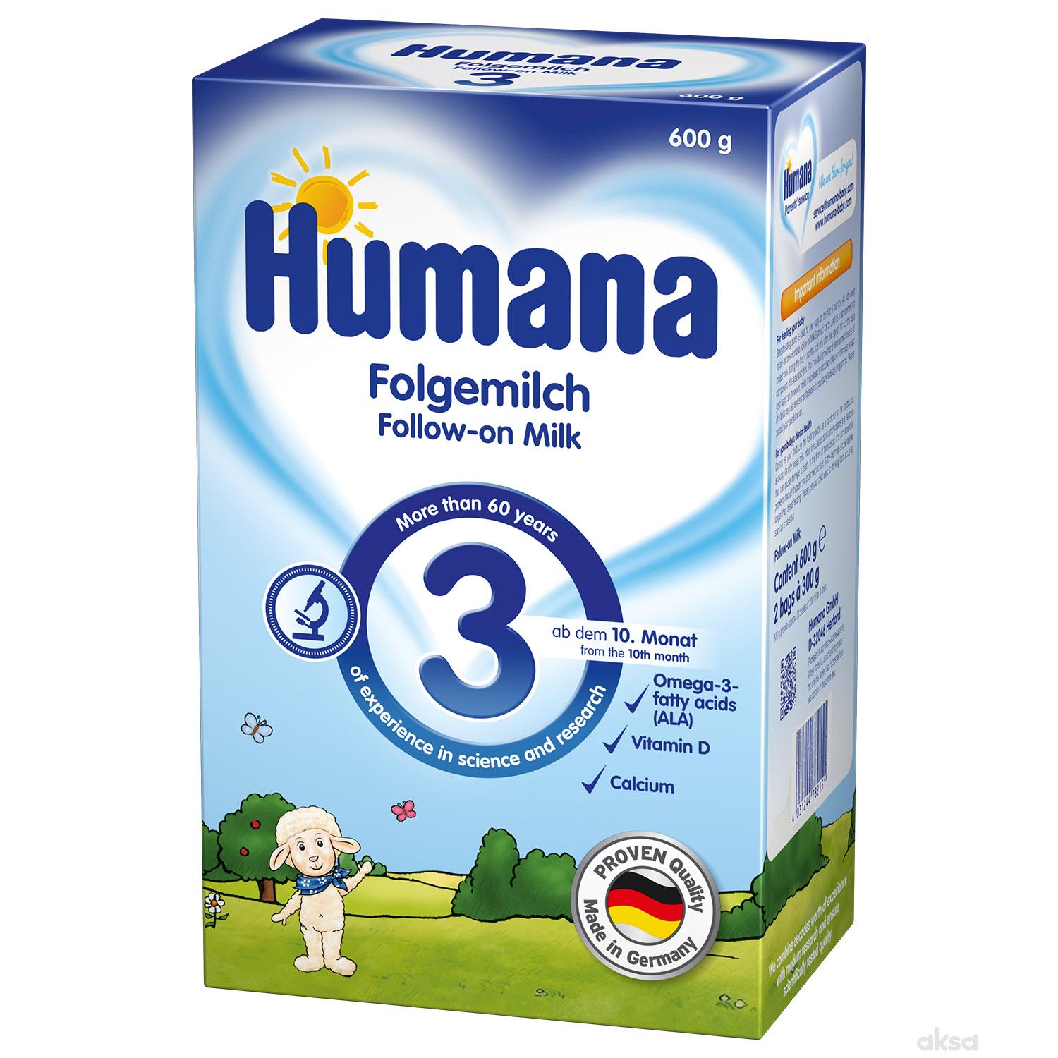 Humana mleko 3 600 gr,