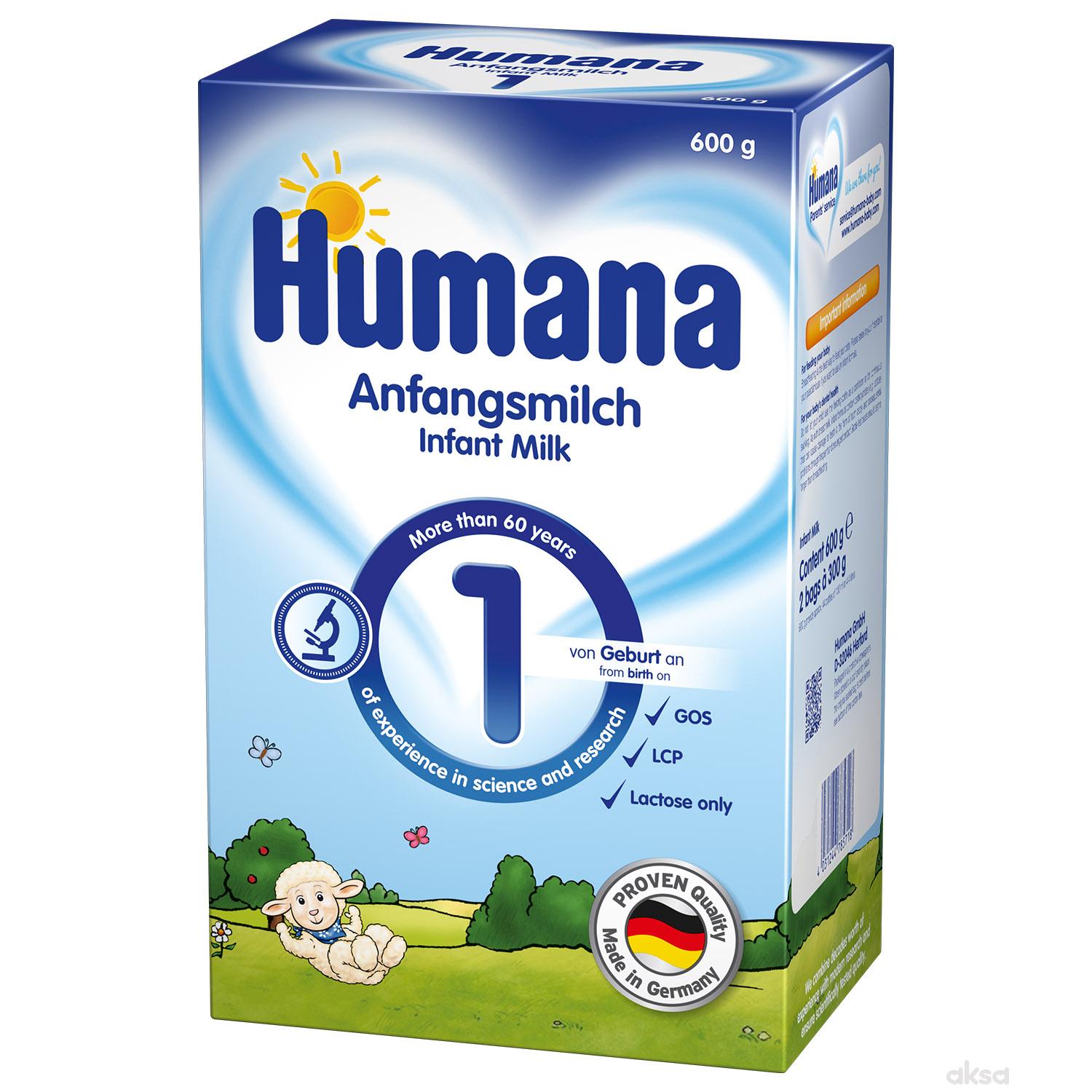 Humana mleko 1 PB 600g, od rođenja,