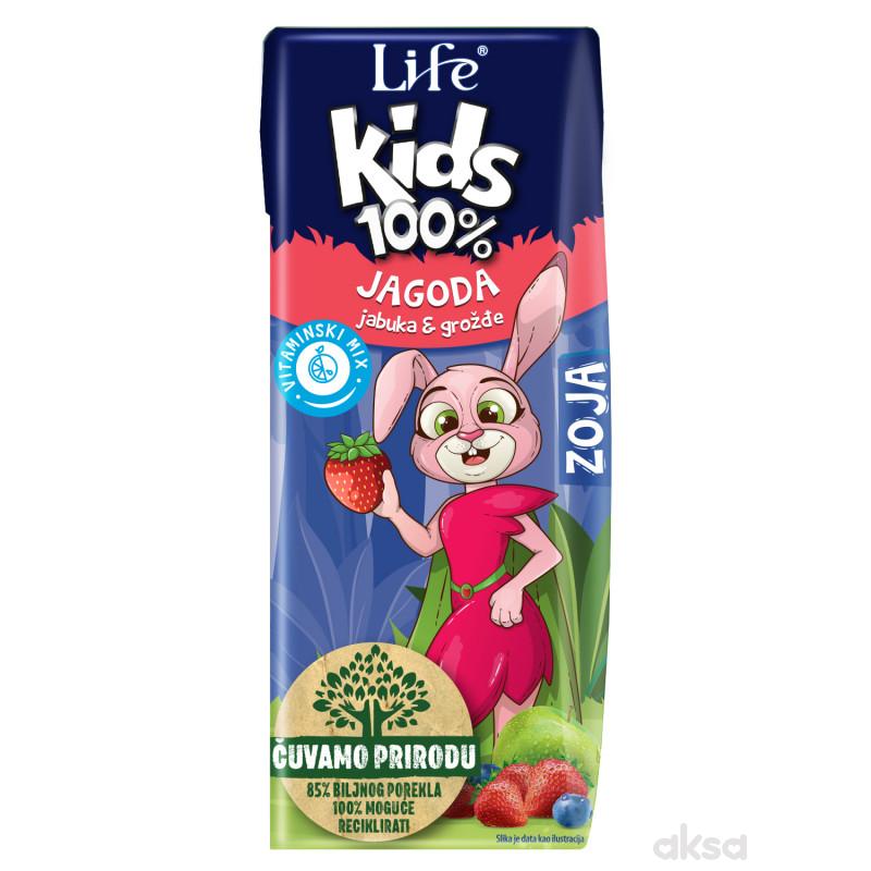 Nectar kids sok jagoda i jabuka 100% 0,2l 