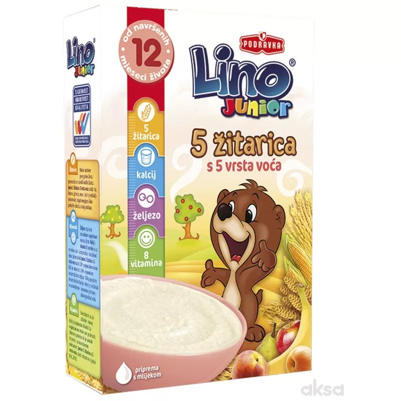 Lino bezmlečna instant kaša 5 žit. i 5 voća 200g 