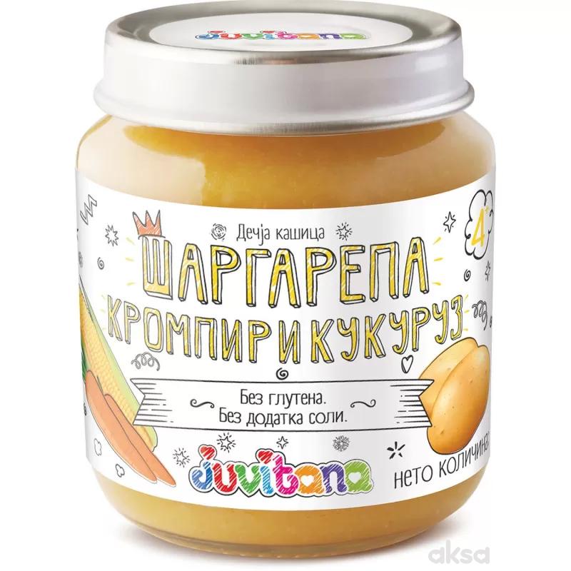 Juvitana kašica mrkva, krompir i kukuruz 128g