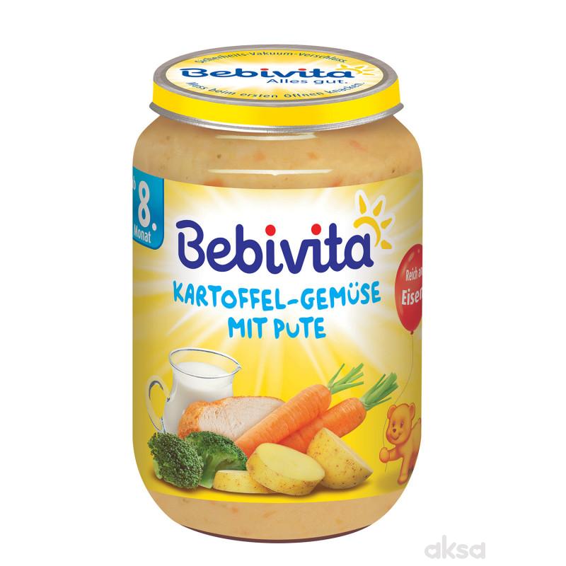 Bebivita kašica krompir i povrće sa ćure. 220g