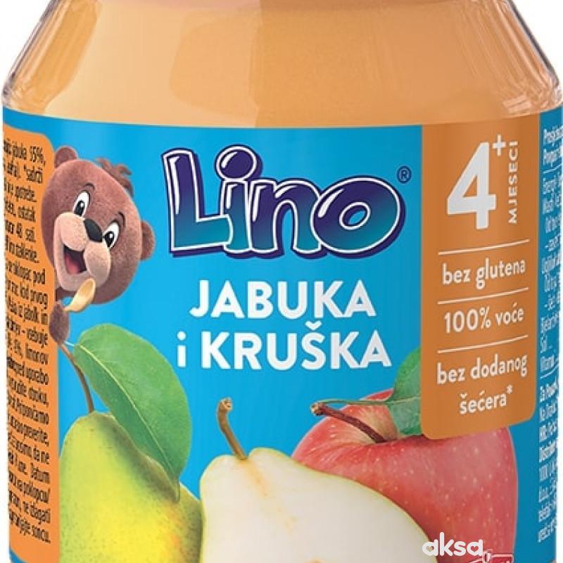 Lino kašica jabuka i kruška 190g 