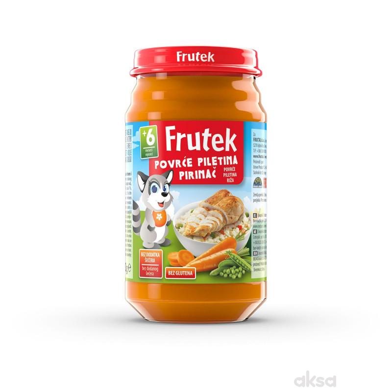 Frutek kašica povrće, piletina i pirinač 190g